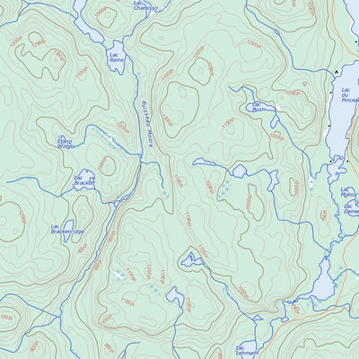 Lac Du Pinceau, QC (031K05 Toporama)