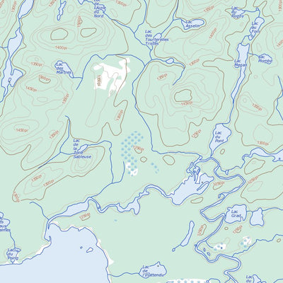 Lac Camachigama, QC (031N16 Toporama)