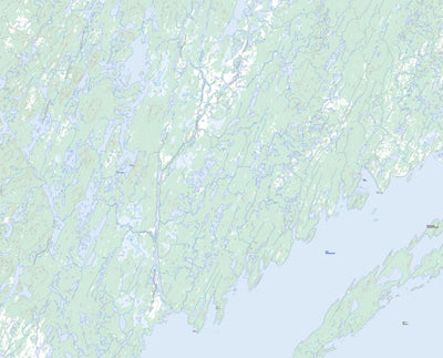 Lac Fromenteau, QC (032P06 Toporama)