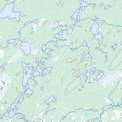 Lac Miskittenau, QC (032O01 Toporama)