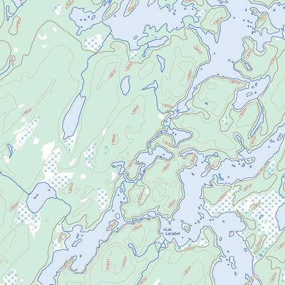 Lac Miskittenau, QC (032O01 Toporama)