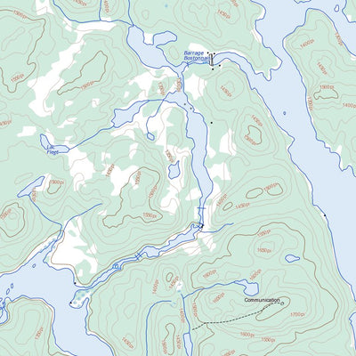 Grand Lac Bostonnais (031P16 Toporama)