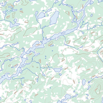 Lac Orillat, QC (033H01 Toporama)