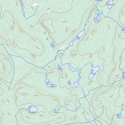 Lac Chaumonot, QC (031P15 Toporama)