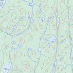 Lac De La Fourche, QC (032A03 Toporama)