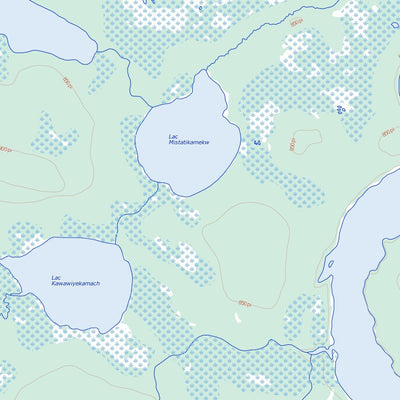 Lac Maurice, QC (032K05 Toporama)