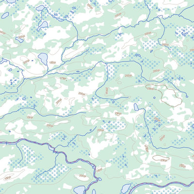Rivière À La Truite, NU (033E10 Toporama)