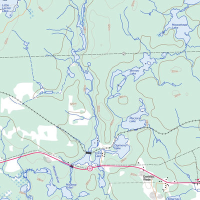 Larder Lake, ON (032D04 Toporama)