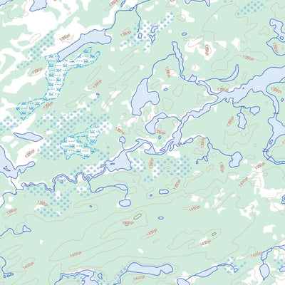 Lac Orsigny, QC (033H10 Toporama)