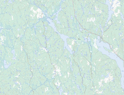 Lac Chigoubiche, QC (032H04 Toporama)