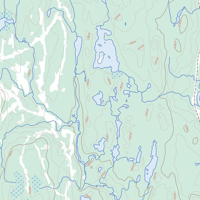 Lac Verreault, QC (032I02 Toporama)