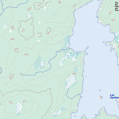 Lac Opataouaga (032K07 Toporama)