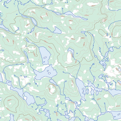 Lac Glinel, QC (033P09 Toporama)