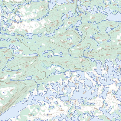 Lac Mondain (033P15 Toporama)