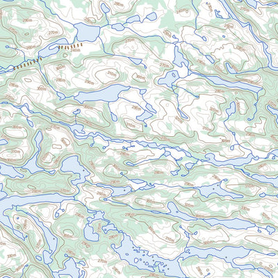 Lac Pérotin, QC (033N08 Toporama)