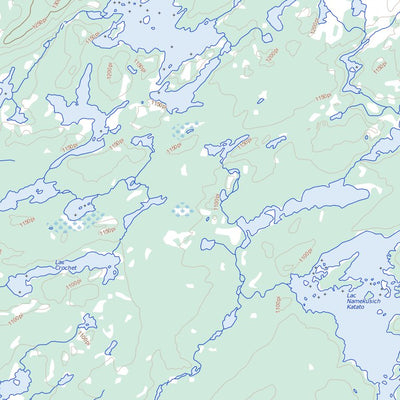 Lac Des Montagnes, QC (032O12 Toporama)