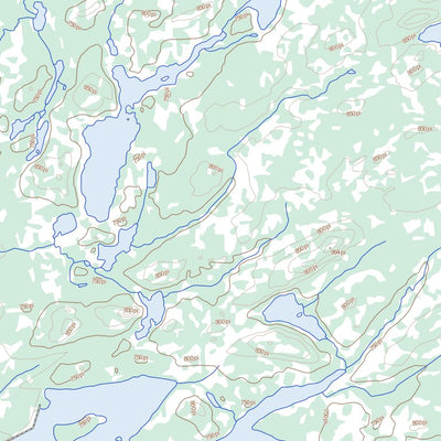 Lac Kauputauchechun, QC (033C07 Toporama)