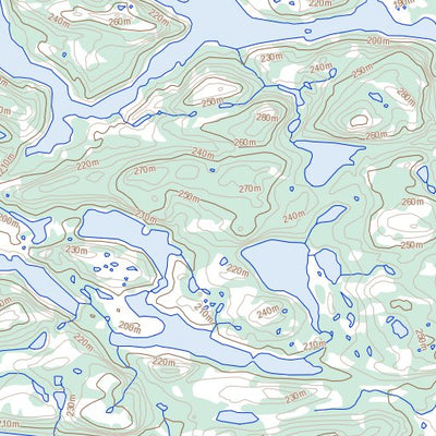 Lac Dornon, QC (034G03 Toporama)