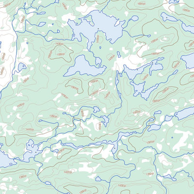 Lac Lavigne, QC (033A05 Toporama)