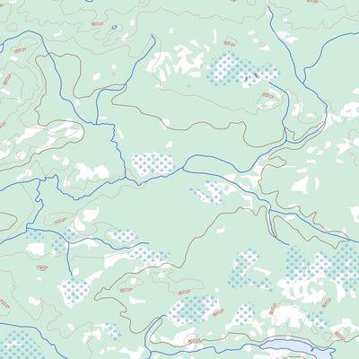 Lac De Rotis, QC (033C10 Toporama)