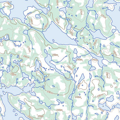 Lac Bisson, QC (034I12 Toporama)