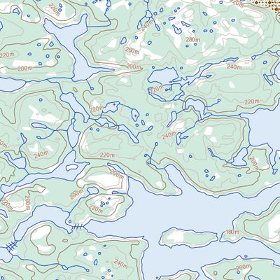 Lac Pagès, QC (034F01 Toporama)