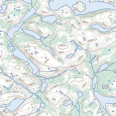 Lac Pagès, QC (034F01 Toporama)