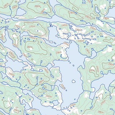Lac Qullinaaraaluk, QC (034G10 Toporama)