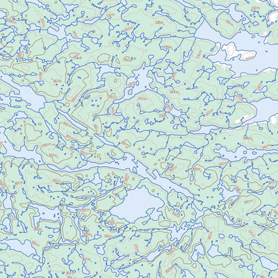 Lac Duvert, QC (034H09 Toporama)
