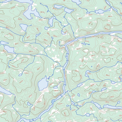 Lac Dervilliers (033J10 Toporama)
