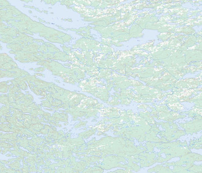 Lac Nouguères, QC (033J04 Toporama)