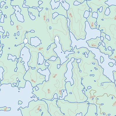 Lac Quinijulik, QC (034K14 Toporama)