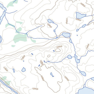 Lac Belleau, QC (035G12 Toporama)