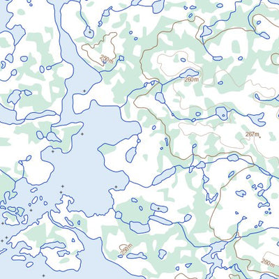 Lac Montmollin, QC (034I10 Toporama)