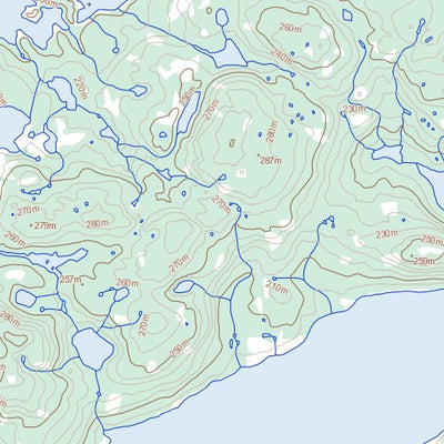 Lac Depocas, QC (034H12 Toporama)