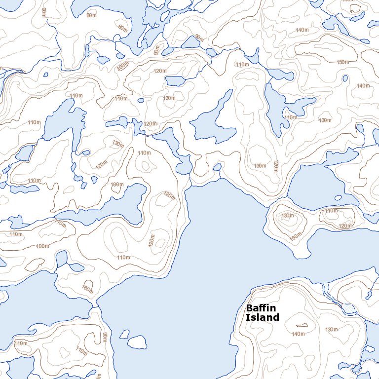 Flood Brook (037A01 Toporama) Map by Natural Resources Canada | Avenza Maps