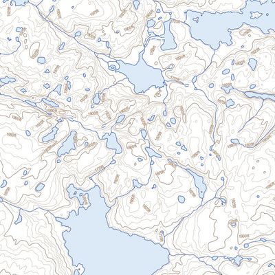 Bieler Lake West, NU (037E07 Toporama)