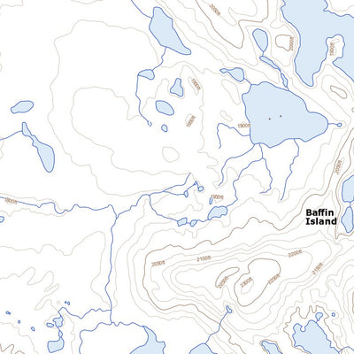 Bieler Lake East, NU (037E08 Toporama)