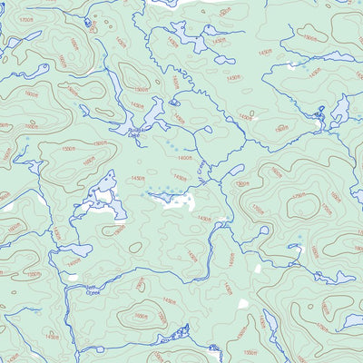 Grey Owl Lake, ON (041N08 Toporama)