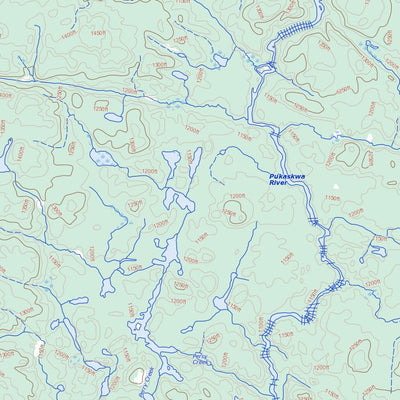 Pukaskwa River, ON (042C04 Toporama)