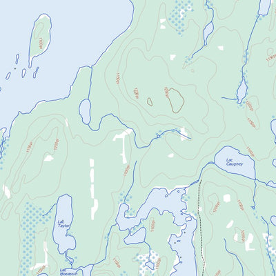 Lac Bleu, QC (031L09 Toporama)