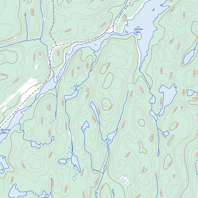 Spider Lake, ON (042E07 Toporama)
