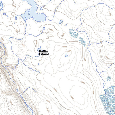 Icebound Lakes, NU (037G12 Toporama)