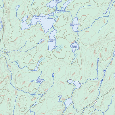 Goodchild Lake, ON (042D16 Toporama)