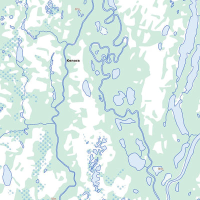 Shamattawa Lake, ON (043K04 Toporama)