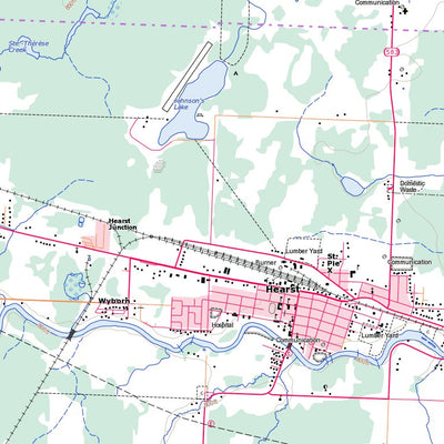 Hearst, ON (042G12 Toporama)