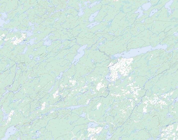 Percy Lake, ON (042L10 Toporama) Map by Natural Resources Canada ...