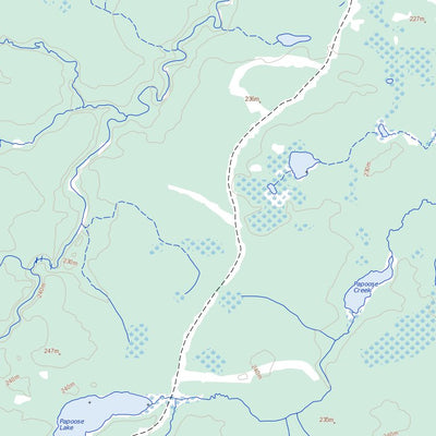 Louella Falls, ON (042L09 Toporama)