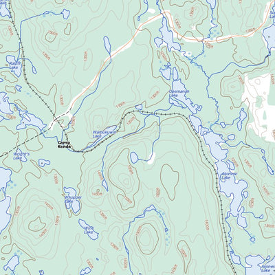 Mattagami Lake, ON (041P13 Toporama)
