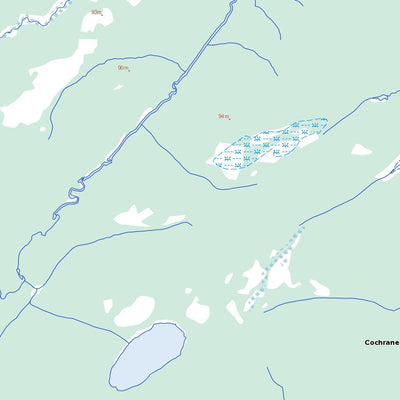 Cochrane Lake, ON (042N01 Toporama)